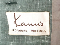 Close-up of Kann's retailer tag