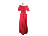 Back view of dress on mannequin