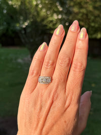 Kinsley-Kovsky Art Deco Diamond White Gold Vintage Engagement Ring Circa 1930s