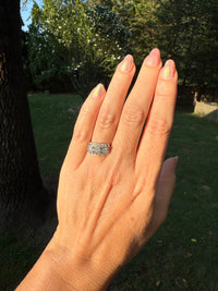 Kinsley-Kovsky Art Deco Diamond White Gold Vintage Engagement Ring Circa 1930s