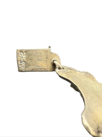 MS-12 hallmark on clasp of vintage Matl Salas-period necklace