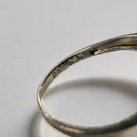 White gold ring makers marks