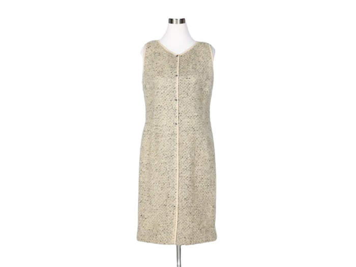 Vintage Bonnie Cashin Dress 1960s Designer Mohair Knit Button-Down Dress SM/MED - Moontide Vintage
