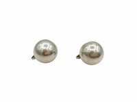 William Spratling Earliest Designs 1930s Half Ball Earrings 980 Silver Vintage Taxco Mexico - Moontide Vintage